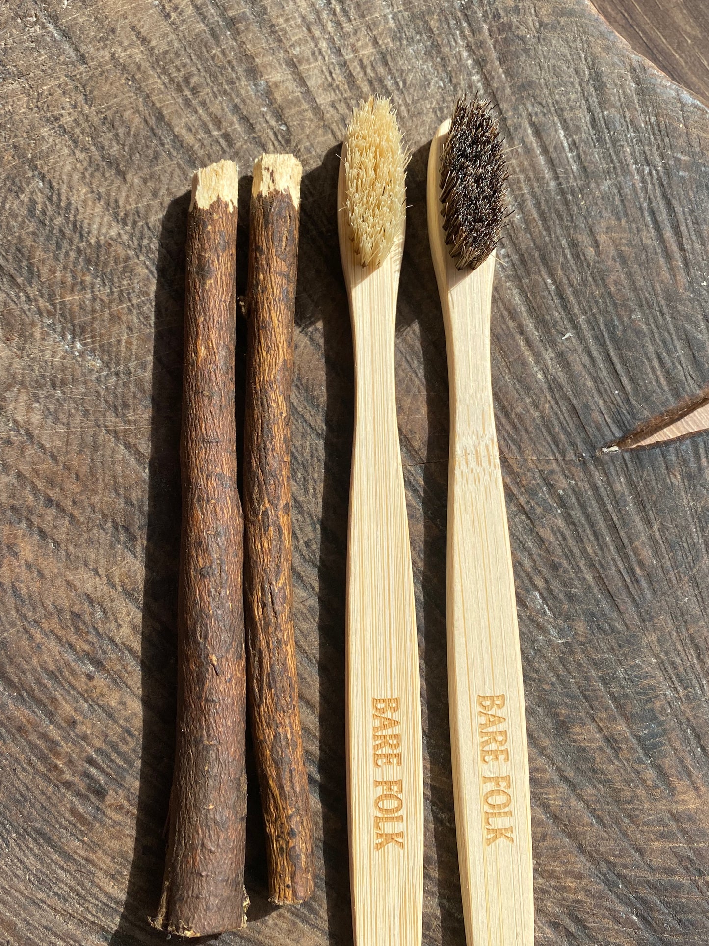 Plastic free toothbrush variety pack