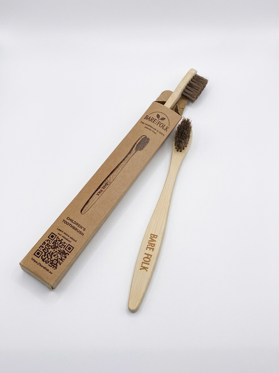 Plastic free children's toothbrush