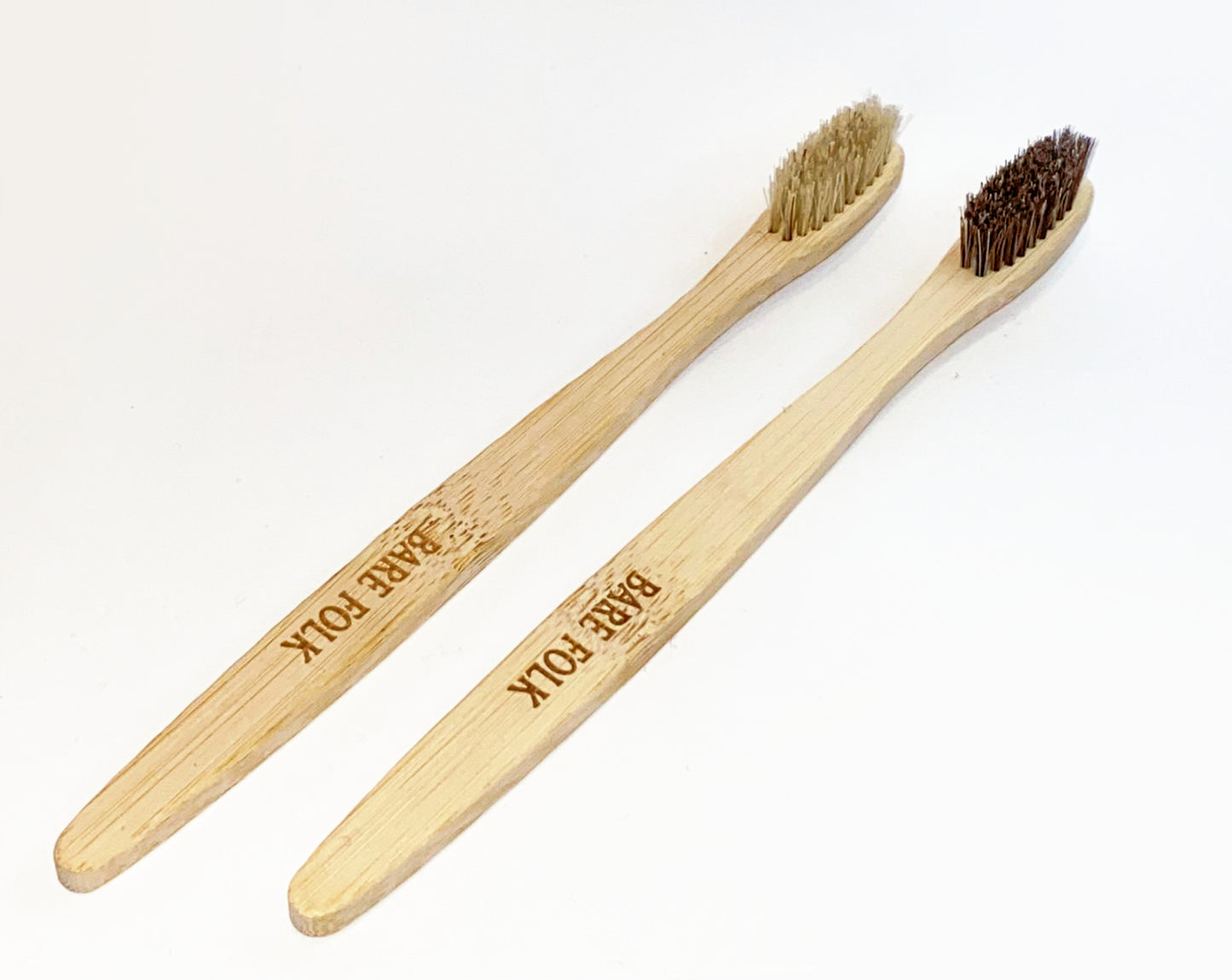 Horse bristle toothbrush
