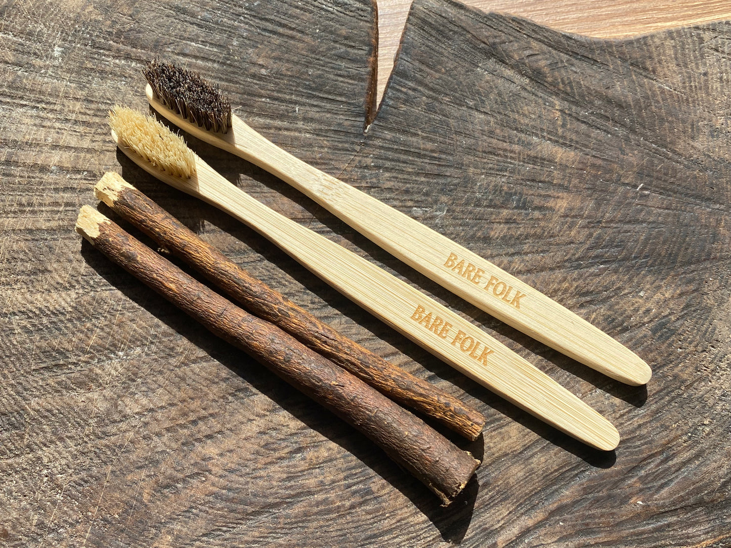 Plastic free toothbrush variety pack