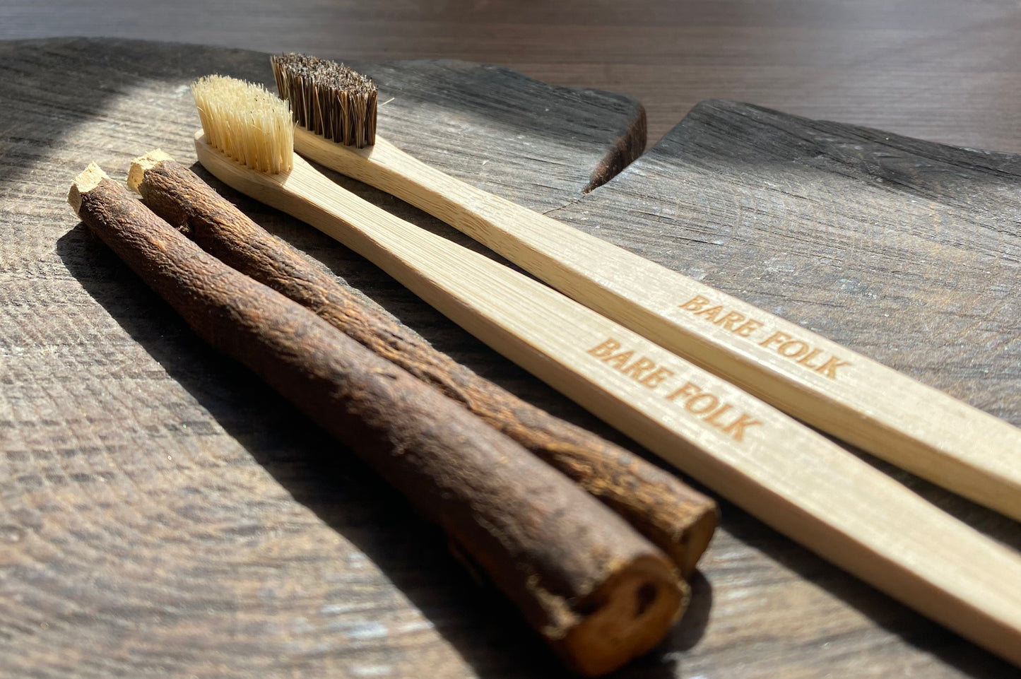 Plastic free toothbrush variety pack