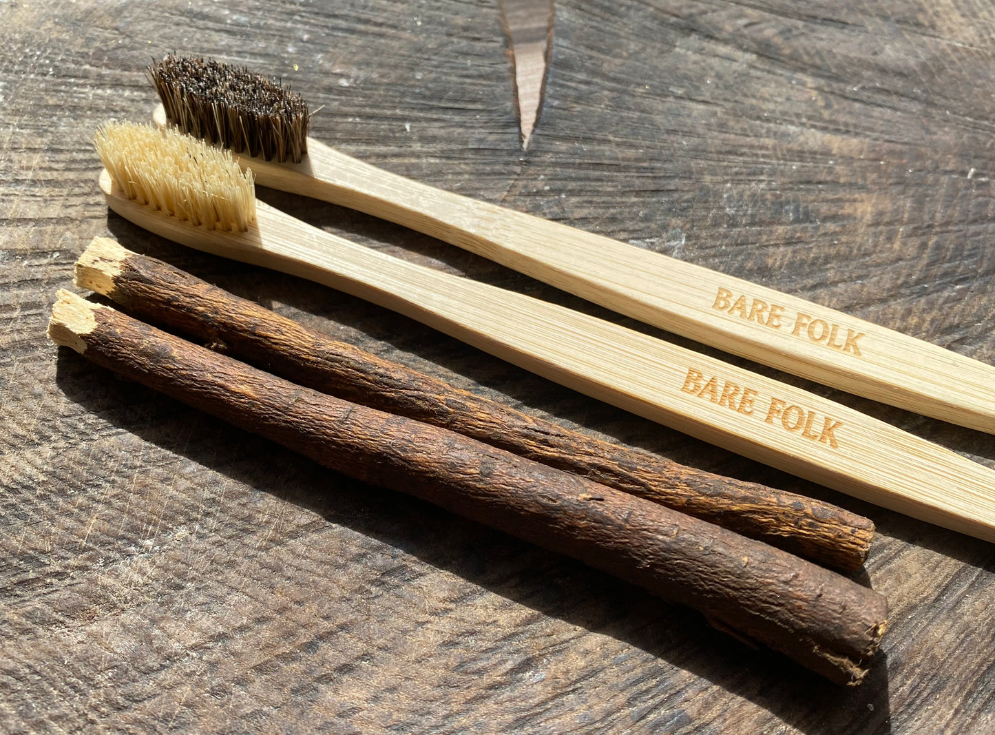 Plastic free toothbrush variety pack