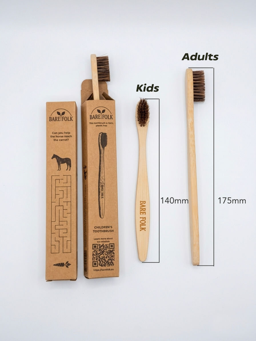 Plastic free children's toothbrush
