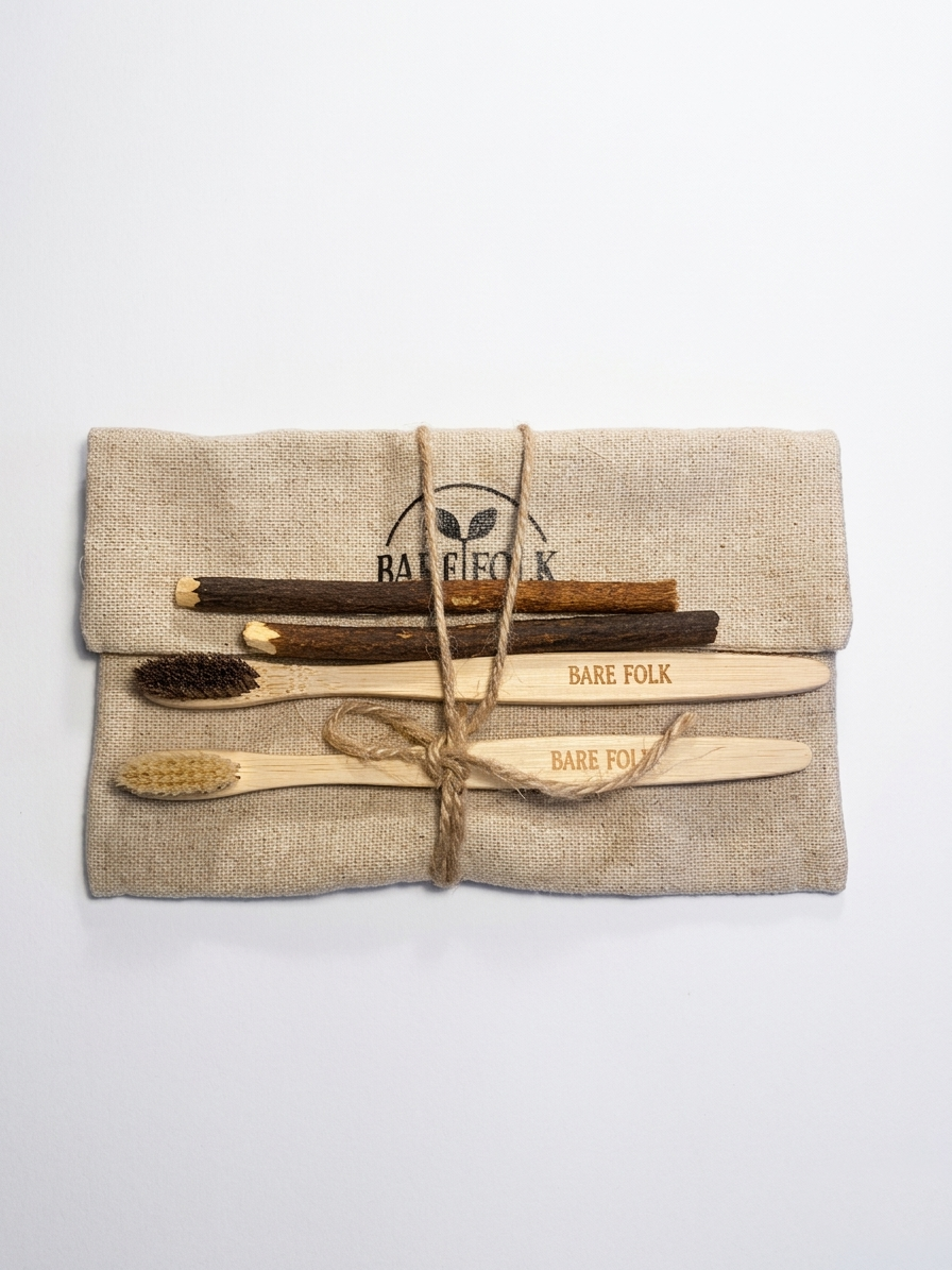 Plastic free toothbrush variety pack